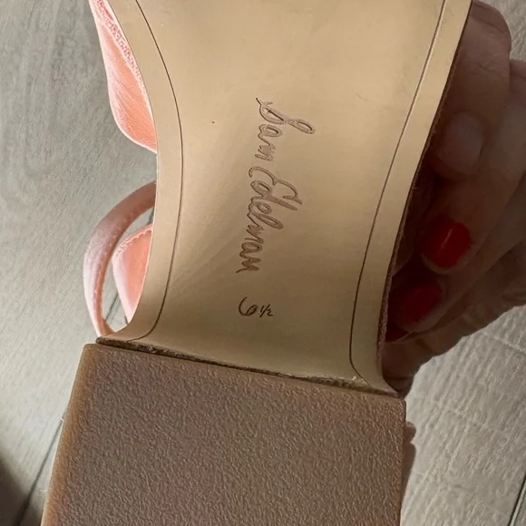 Sam Edelman Theresa Platform Block Heel Sandals Women’s Size 6.5 - Picture 8 of 9